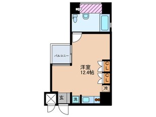 インプルーブ難波ウエストの物件間取画像